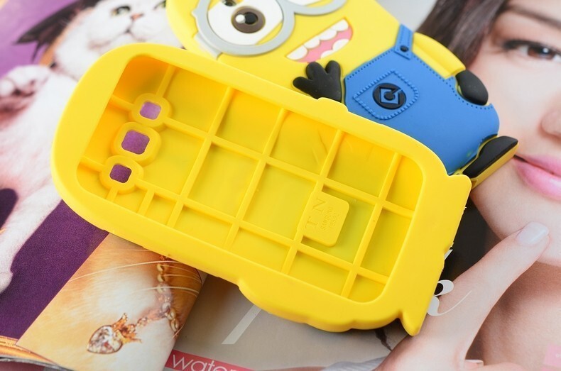 Minions Phone Case 3D Cartoon Soft Silicone Case for Samsung Cartoon Phone Cases Personalised Phone Case Funny Phone Cases Cute Phone Cases Minions Case