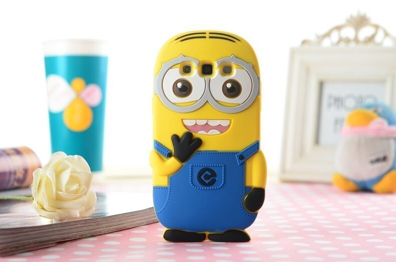 Minions Phone Case 3D Cartoon Soft Silicone Case for Samsung Cartoon Phone Cases Personalised Phone Case Funny Phone Cases Cute Phone Cases Minions Case