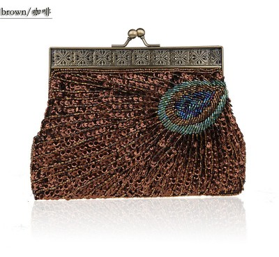 2019 Vintage Fashion Handmade Beaded Evening Bag Women Clutch Bag Delicate Banquet Bags Bride Wedding Party Purse Chain Bolso 