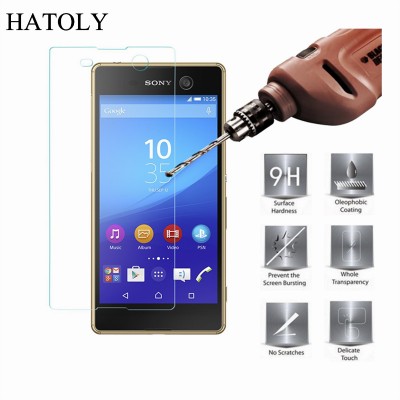 For Glass Sony Xperia M5 Tempered Glass for Sony Xperia M5 Screen Protector for Sony Xperia M5 Glass E5663 Protective Thin Film