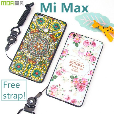 Xiaomi mi max case MOFi original xiaomi max cover interest cartoon cute relief totem colours hybrid capa coque funda xiomi 6.44" 