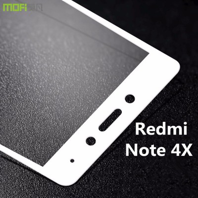 Redmi note 4X glass MOFi original xiaomi redmi note 4X tempered glass screen protector xiomi protective film full cover gold 5.5 