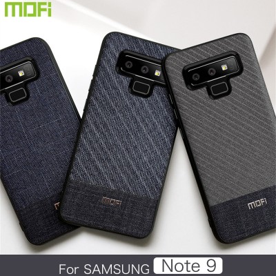 Mofi Phone Case For Samsung Galaxy Note 9 Cover Dark Gentleman Business Style Soft Cover Samsung Note9 Back Cover Phone Case