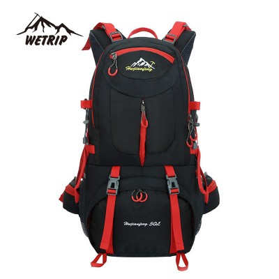 lightweight hiking backpack best day hiking backpack Outdoor  Backpack sports bag Hiking Cycling Bag Climbing 50L Lightweight Waterproof  Travel Backpack Big Load  Knapsack Rucksack waterproof hiking backpack