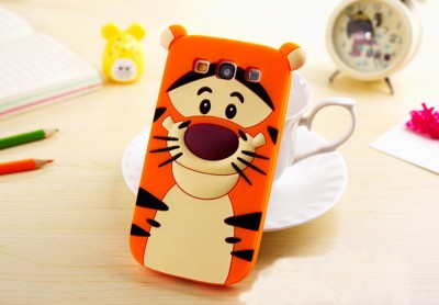 Tiger Phone Case 3D Cartoon Soft Silicone Case for Samsung Cartoon Phone Cases Personalised Phone Case Funny Phone Cases Cute Phone Cases Tiger Case