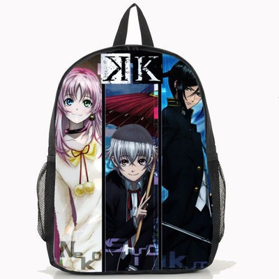 Cosplay Bag K Project Mikoto Suoh Munakata Reiji Travel Bag Cartoon Student Shoulders PU Bags Anime Cosplay Backpacks