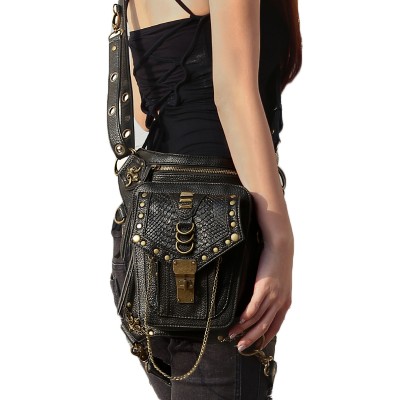 Steampunk Leg Bags|Steampunk Thigh Bags Waist Pack travel Shoulder Bag Phone Case Holder leg women messenger bags Fashion Gothic Steampunk bag