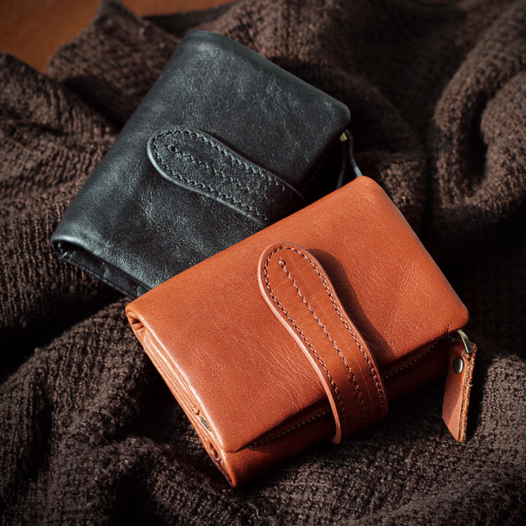 MENS SOFT HIGH QUALITY GENUINE REAL LEATHER WALLET CREDIT CARD COIN DESIGN PURSE