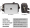 NEW Leather Crossbody Shoulder Messenger Bag Vintage Handbag Organizer Wallet Purse Fits 7.9" iPad Mini