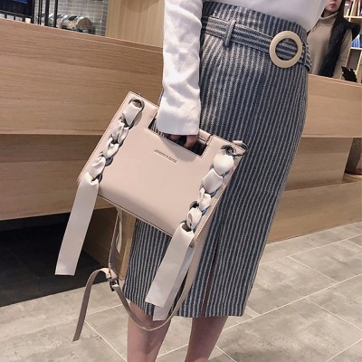 2019 New Brand Women Messenger Bag PU Leather Handbags Womens Ribbons Shoulder Bags Designer Female Cute Ladies Bag