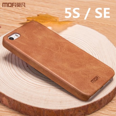 MOFi Case for iphone SE case cover for iphone 5s case MOFi original leather back cover hard capa coque funda