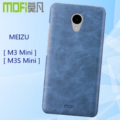 meizu m3s mini case MOFi original meizu m3 mini cover case PU leather back cover accessories skin bussiness Coque Fundas Capa 5" 