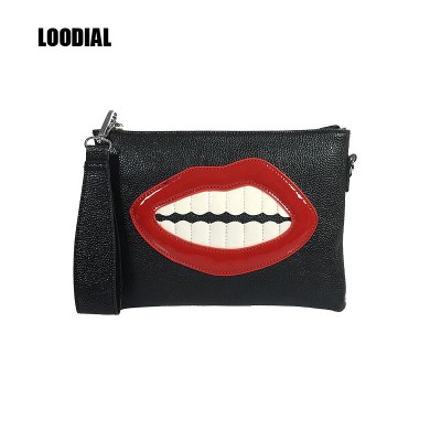 Sexy Bags Loodial womens bag clutch purse sexy lips bag fashion shoulder messenger bags