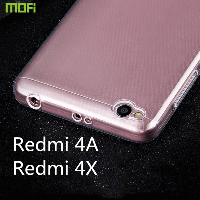 Xiaomi redmi 4x case cover MOFi original redmi 4x soft case redmi 4a case silicone clear transparent capa coque redmi 4A TPU 