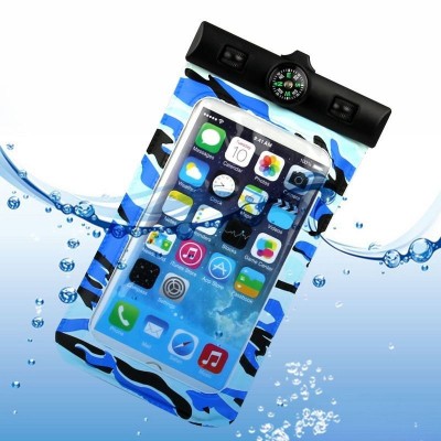 Waterproof Cell Phone Case Bag Cover Pouch With Compass Swimming Underwater Diving Bag For iPhone 6 Galaxy S6 Note2