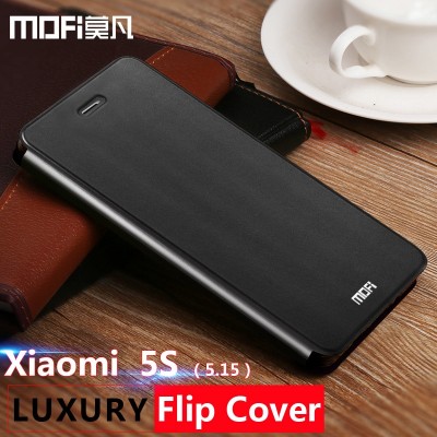 Xiaomi Mi 5s Case Leather Flip Cover Mofi Original Xiomi Mi 5s Case Cover