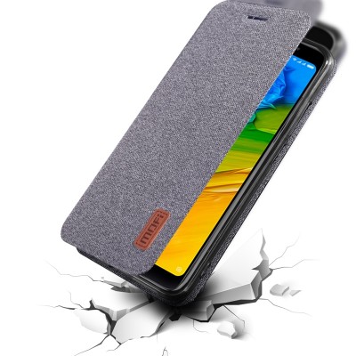 For Xiaomi Redmi note 5 case Global Version note5 flip cover fabric protective silicone case original MOFi Redmi note 5 pro case