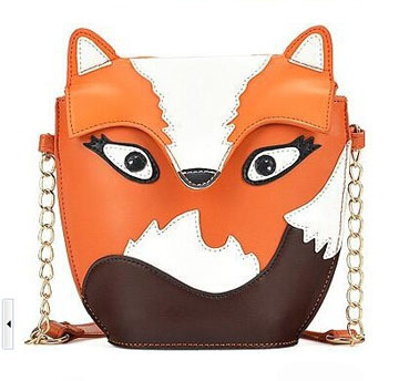 Owl Women Leather Handbag Cartoon Bag Fox Shoulder Bags Women Messenger Bag 30PCS/lot 