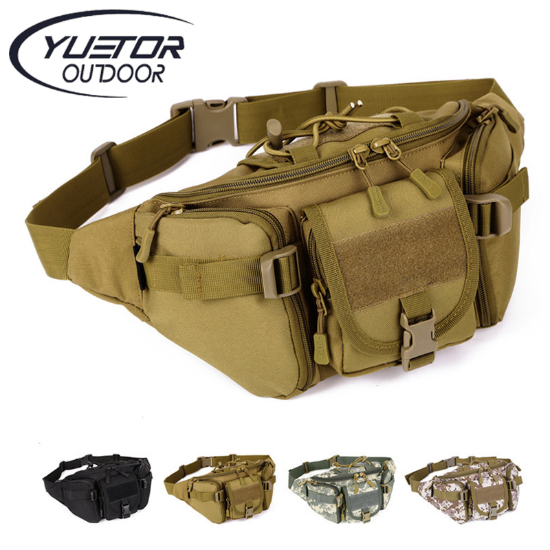 Waist Packs for Hiking Outdoor Hiking Fishing Army Wallet Waist Pack Sports Fanny Pack Men Molle ...