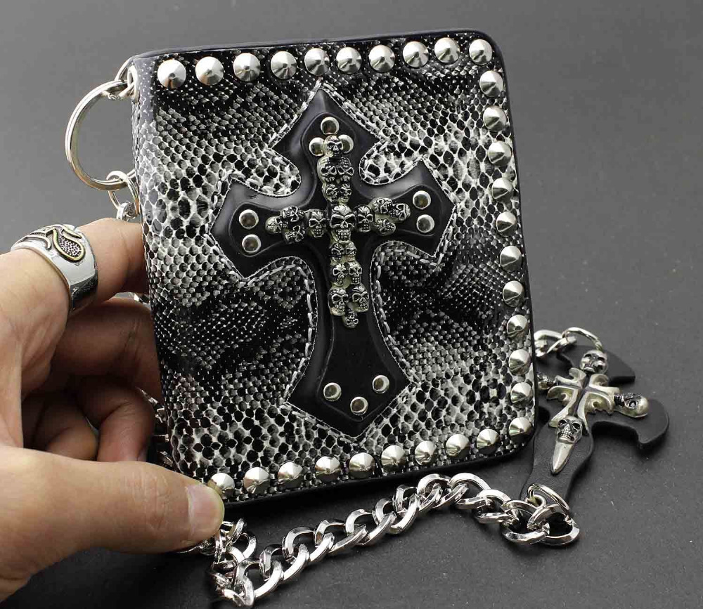 mens wallet with chain