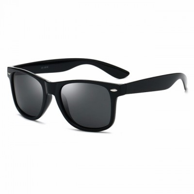 SHAUNA New Polarized Sunglasses Classic Retro Rice Studs Trends Men and Women Outdoor Sunglasses Color Film