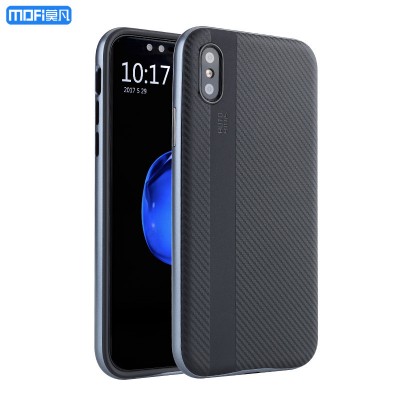 MOFI Phone Case For iphone X case cover for iphone X edition case special carbon fiber MOFi for iphoneX case 2 in 1 pc frame silicone soft case