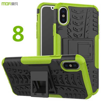 MOFi Case for iphone 8 case cover MOFi original back case holder stand man case for iphone 8 cover capa coque funda armour corselet 8 case