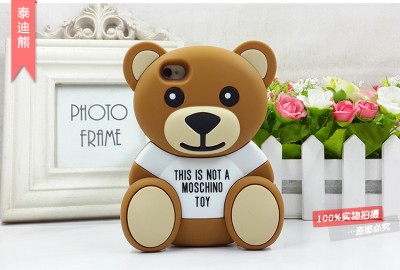 Teddy Bear Phone Case Teddy Bear Iphone 6 Case Lovely Cartoon Teddy Bear Patrick Frosted PC Phone Case Cover for iPhone 6 6S 6S 7 plus