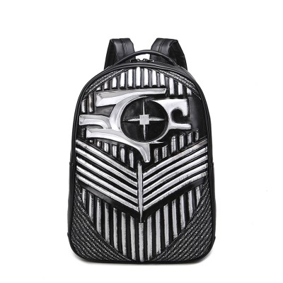 2019 Gothic Steampunk Unique backpack cool bag steampunk fashion School Backpack Bags Men Designer Teenager backpack for Boys Men Women Leather Backpack