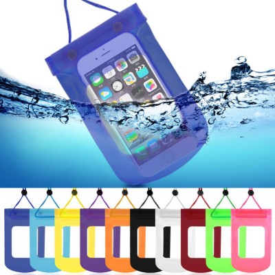 Universal 9 inch Waterproof Underwater Pouch with View Window Dry Hang Bag Case For Cell Phone