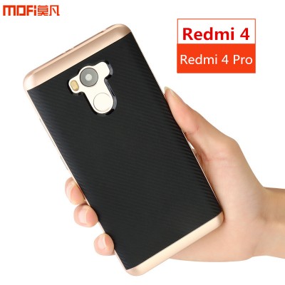 MOFi Case for Xiaomi mi redmi 4 pro cover case redmi 4 cover back case prime MOFi original soft TPU PC joint capa coque funda accessories