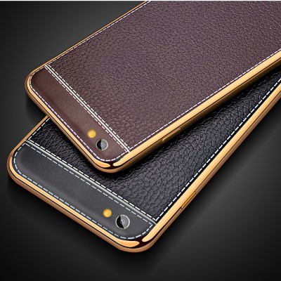 Luxury Litchi Grain Painting Soft TPU Phone Case For OPPO F1S A59 A59M Phone Bag Coque Phone case For OPPO A59