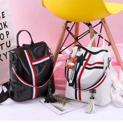bags for women 2019  new retro fashion zipper ladies backpack PU  Leather high quality school bag shoulder bag for youth bags