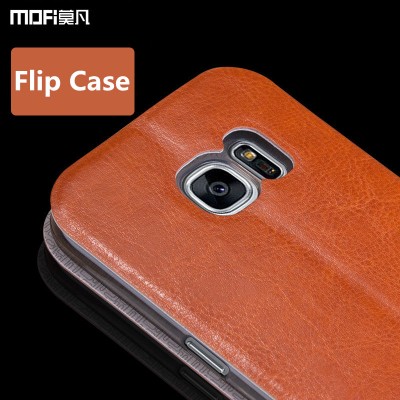 MOFI Phone Case For galaxy s7 edge case for samsung s7 case cover MOFi original PU leather flip case stand holder tpu silicone capa coque funda