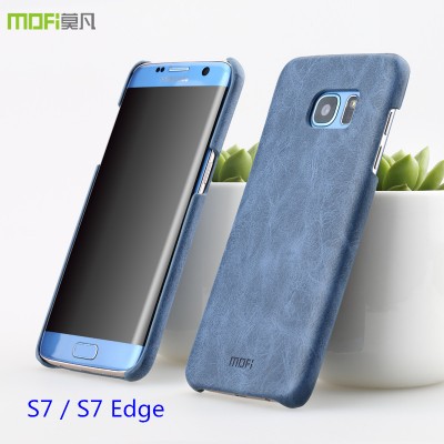 Phone Cases For Samsung For Samsung galaxy s7 edge case galaxy s7 case cover PU leather MOFi original for samsung s7 edge cover accessories back hard 