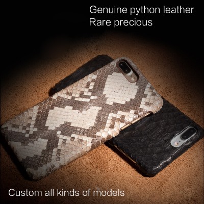 Phone Cases For xiaomi mi max 2 Genuine leather Case For Xiaomi max2 case 6.44" Luxury Python Leather Texture Back Cover