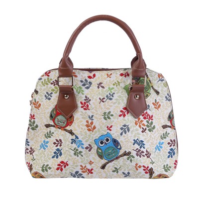 VKYSTAR Fashion Shell Women Party Messenger Bags Owl Print Jacquard Handbags European And American Style Female Shoulder Bag 601 