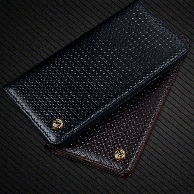 Business Flip Genuine Leather Flip Case For Samsung GALAXY S8 Plus G955 Galaxy S8+ Card Slot Wallet Holster Brand Back Cover