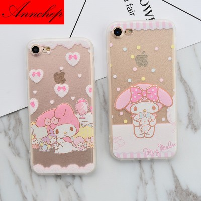 cartoon phone cases Cartoon Cute My Melody Case for iPhone 6 6s plus 5s SE Cover For iphone 6s 7 7 Plus 5s Capa Funda Coque cartoon cases