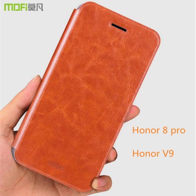 Huawei honor 8 pro case cover Huawei honor V9 case flip case MOFi original PU leather + TPU kickstand holder