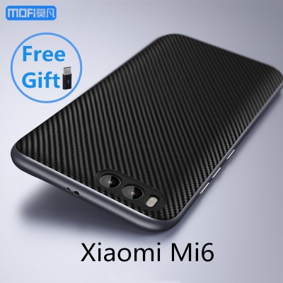 MOFi Case for mi6 case xiaomi mi6 cover MOFi original black xiami mi6 back case carbon fiber joint capa coque funda carcasa