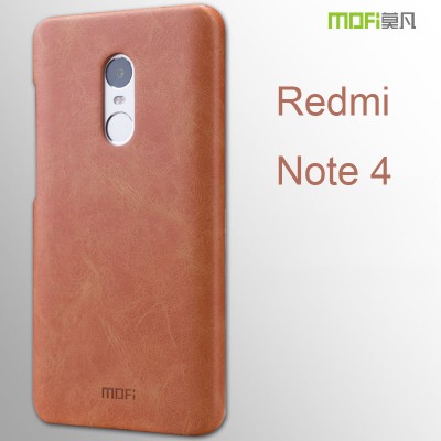 2019 Xiaomi Redmi Note 4 Pro Prime case MOFi original xiaomi redmi note 4 case cover back PU leather luxury capa coque funda 5.5 