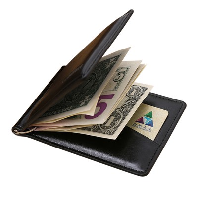 Brand Mens Leather Money Clip Mens Designer Wallet With Coin Pocket  Portable Mens Card Holder Wallet