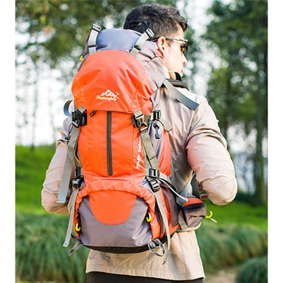 lightweight hiking backpack best day hiking backpack 50L Outdoor Hiking Backpack Hiking Backpacks Sports Bag Women Men Hiking Bag Outdoors Hunting Travel Backpacks waterproof hiking backpack