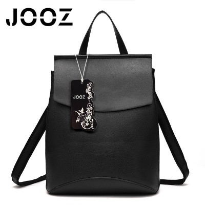 Jooz Brand Fashion Simple Stylish Women PU leather School Bag Leather Backpack Shoulder Bag Mini Backpack for Women Girls Female