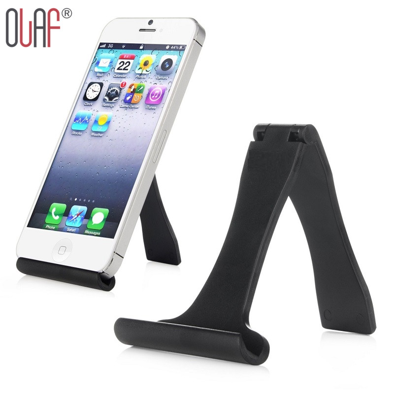 Universal Black Mobile Phone Stand Flexible Desk Phone Holder