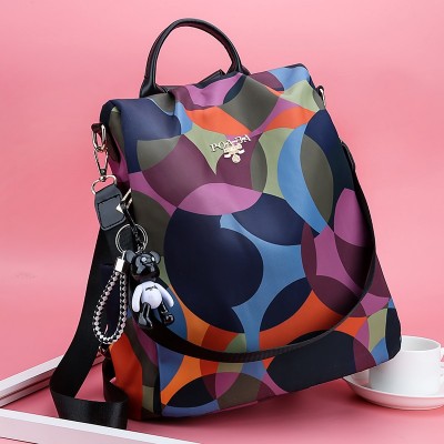 2019 New Backpack Women Oxford Multifuction Bagpack Casual Anti Theft Backpack for Teenager Girls Schoolbag