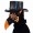 Halloween Party Vintage PU Beak Mask Steampunk Plague Doctor Masks Costume Prop Bird Mouth Design Mask Party Accessory