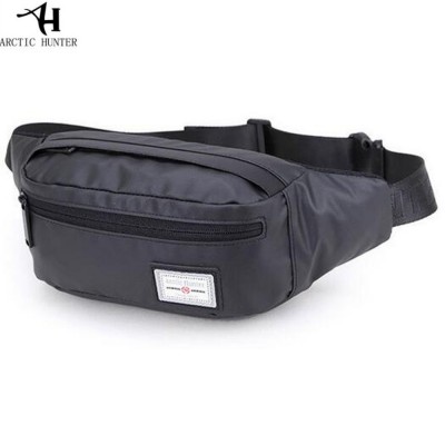 COOL Fanny Pack Fanny Pack Mans Waterpoof Waist Pack Lightweight Black Travel  Cross Body Bag For Mobile Phone Wallet One Strap Small Bag