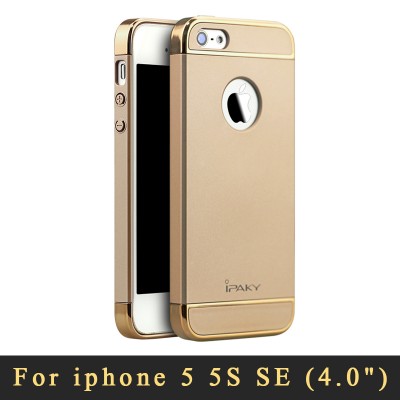 For iphone SE case original ipaky brand 3 IN 1 luxury plastic hard cover For iphone 5s coque cover For iphone 5 5s 5se 5 se case